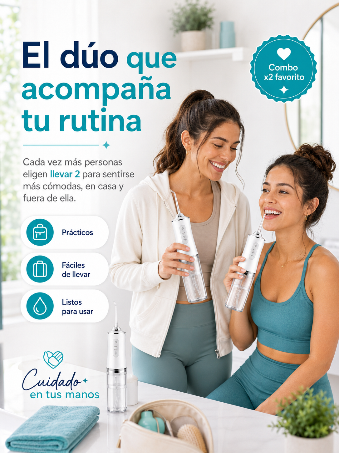 Irrigador premium kit para dos