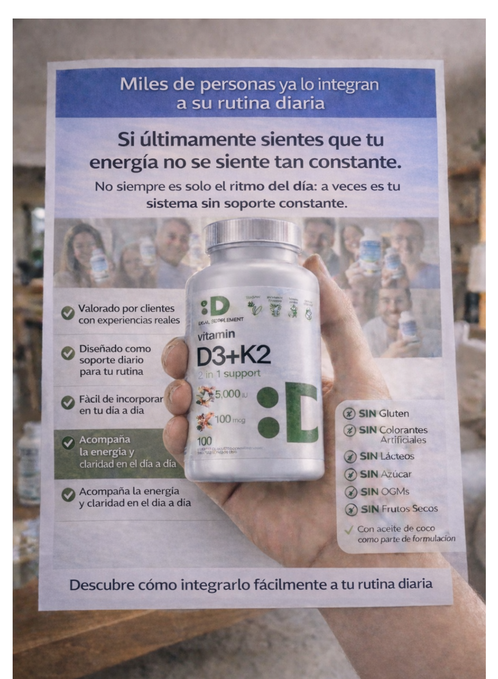 Vitamina D3+K2