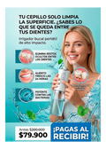 IRRIGADOR BUCAL PREMIUM DEL 2026 + CEPILLO ELÉCTRICO PREMIUM (GRATIS) !